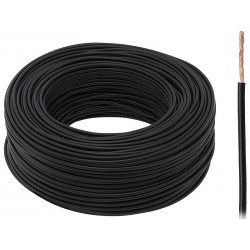 Przewód LgY 1 x 0,5 Elektrokabel CZARNY 1 Metr