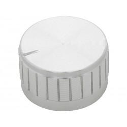 Gałka potencjometru srebrna średnica 30mm 1 Sztuka