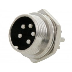 Gniazdo CB mikrofonowe 5PIN do obudowy 1 Sztuka