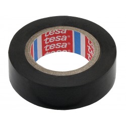 Taśma klejąca TESA 10m 15mm PVC CZARNA