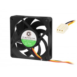 Wentylator  70x15mm 12V kulkowy 3-przewodowy