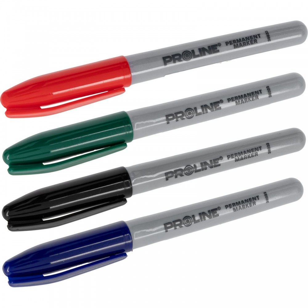 MARKER PERM."OKRĄGŁY", 4 RODZAJE KOLORÓW, PROLINE 1 SZTUKA