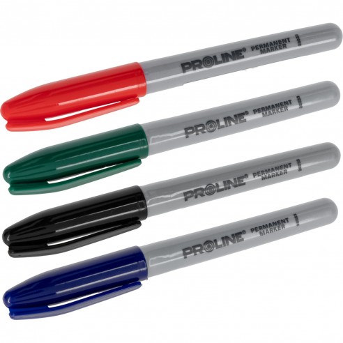 MARKER PERM."OKRĄGŁY", 4 RODZAJE KOLORÓW, PROLINE 1 SZTUKA