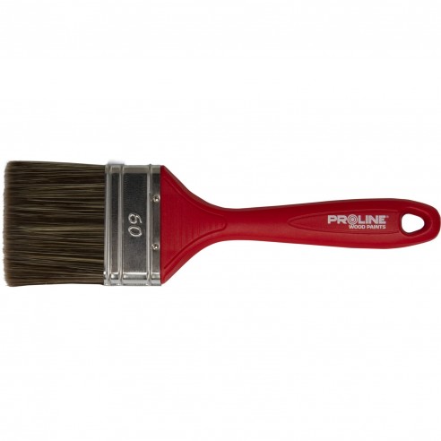 PĘDZEL PŁASKI STANDARD 60MM,RĄCZKA PLASTIK,DO DREW.,PROLINE