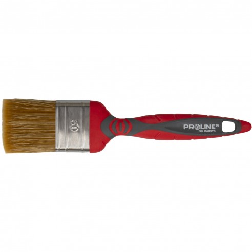 PĘDZEL PŁASKI PREMIUM 20MM,RĄCZKA 2K-TPR,SS,OLEJ,PROLINE