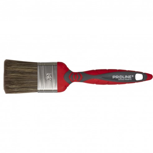 PĘDZEL PŁASKI PREMIUM 30MM,RĄCZKA 2K-TPR,SS,DO DREW.,PROLINE