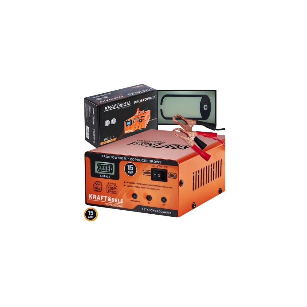 PROSTOWNIK MIKROPROCESOROWY 15AMP 6/12V KD1917