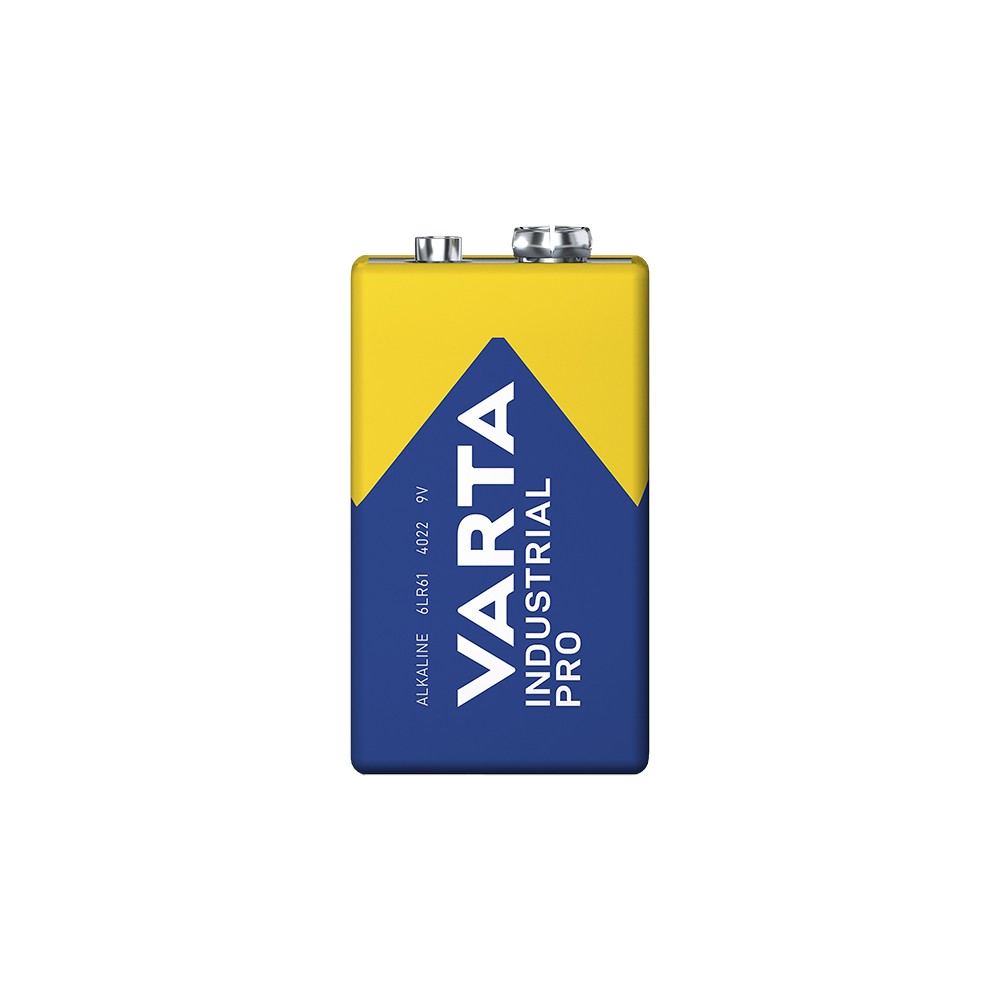 Bateria alkaliczna 9V 6LR61 Varta INDUST INDUSTRIAL FOLIA
