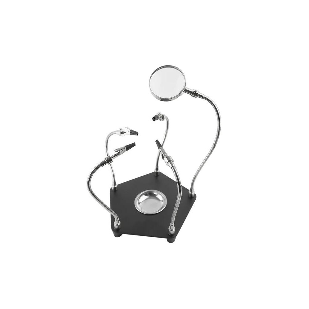 Lupa Trzecia Ręka Przyrząd Do Lutowania Uchwyt USB TE-806