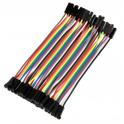 Przewody kable żeńsko-żeńskie 10cm 40 pin Arduino