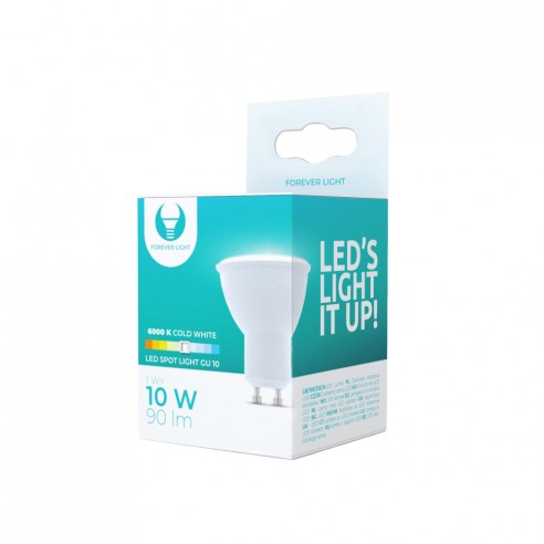 Żarówka LED GU10 1W 230V 6000K 90lm Forever Light