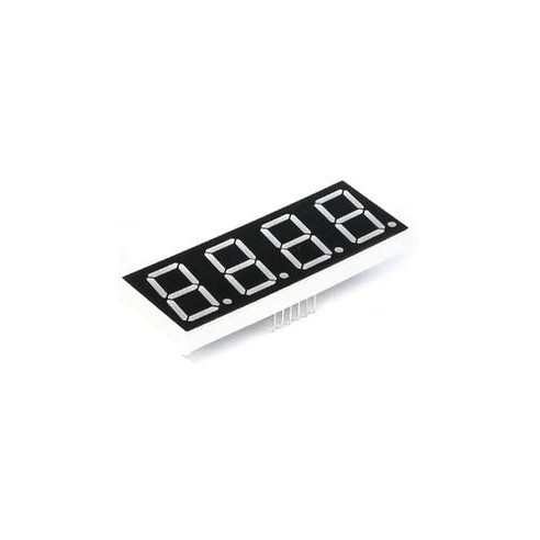 0.56'' cali 4x Wyświetlacz LED 7 segmentowy 2VDC Współna Anoda +