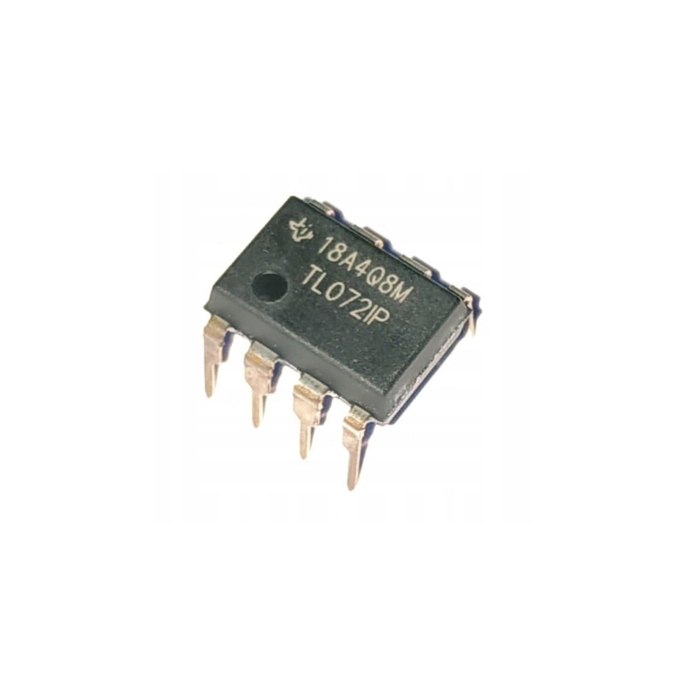 Wzmacniacz Operacyjny TL072 IP DIP-8 Oryginał TI