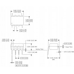Wzmacniacz Operacyjny TL072 IP DIP-8 Oryginał TI