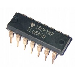 Wzmacniacz Operacyjny TL084 CN DIP-14 Oryginał TI