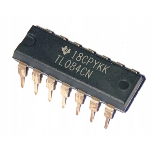 Wzmacniacz Operacyjny TL084 CN DIP-14 Oryginał TI