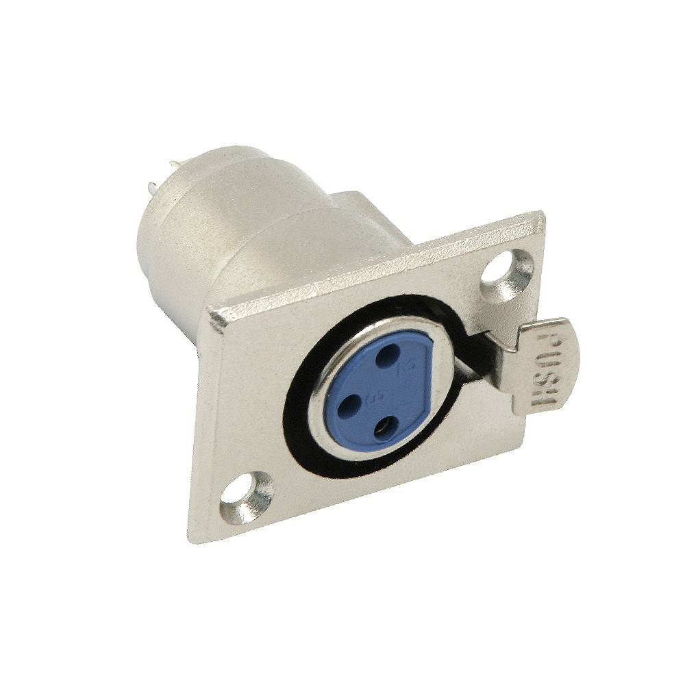 Gniazdo mikrofonowe XLR 3P do obudowy 1 Sztuka