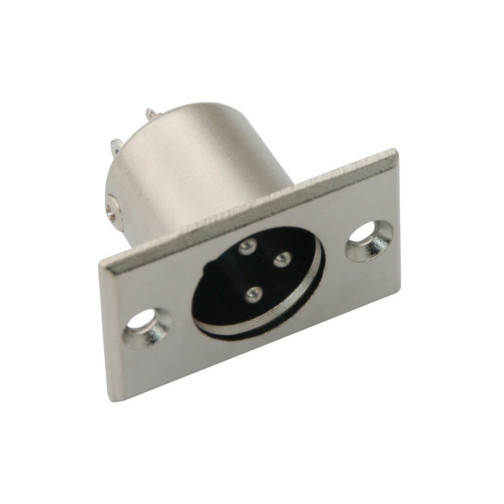 Wtyk mikrofonowy XLR 3P do obudowy  1 szt
