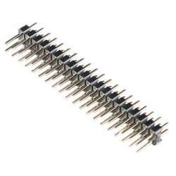 Listwa Kołkowa 2x40Pin 2mm Czarna