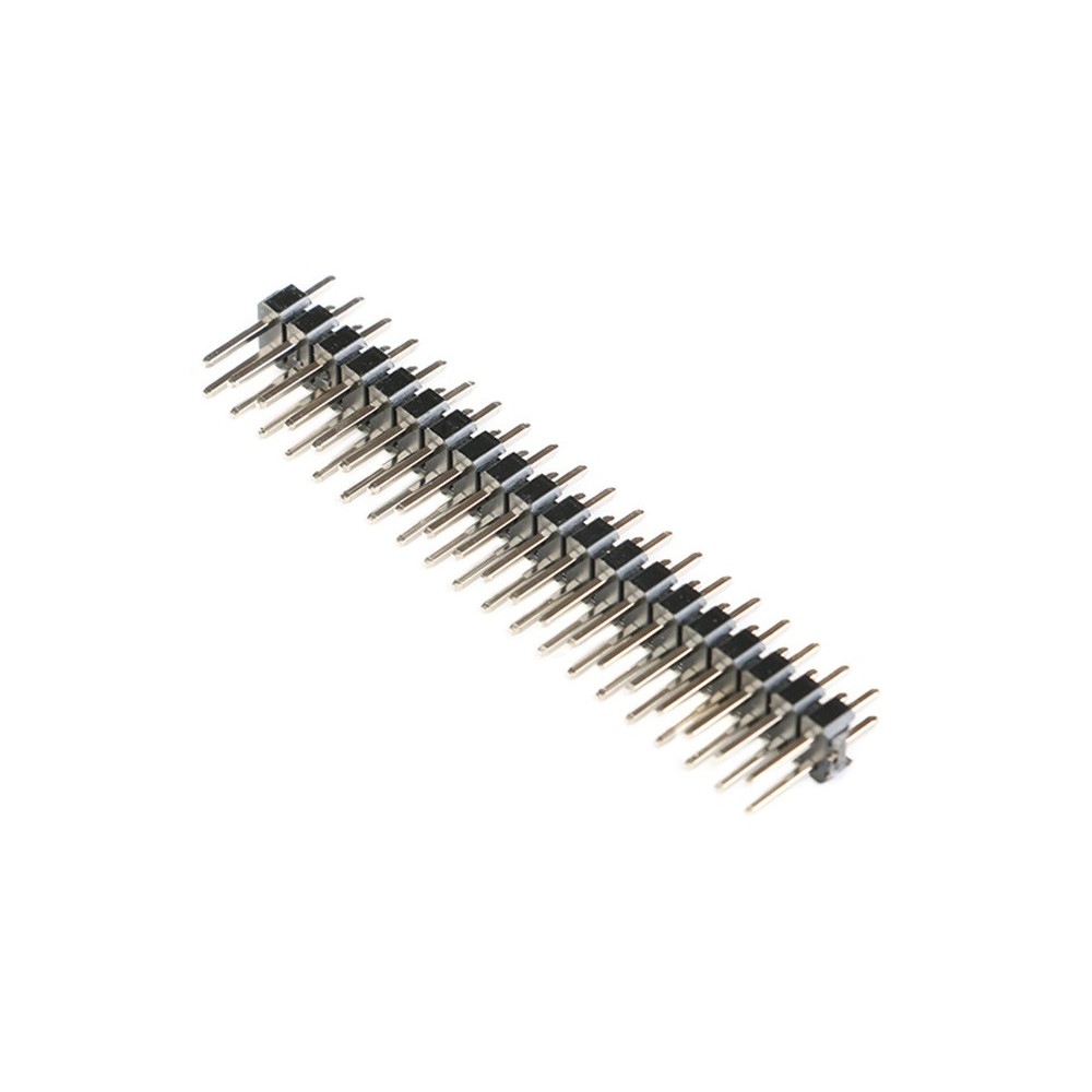 Listwa Kołkowa 2x40Pin 2mm Czarna