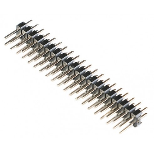 Listwa Kołkowa 2x40Pin 2mm Czarna