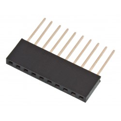 Gniazdo Żeńskie 1x10 2,54 długie 10pin