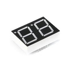 0.56'' cali 2x Wyświetlacz LED 7 segmentowy 2VDC Współna Anoda +
