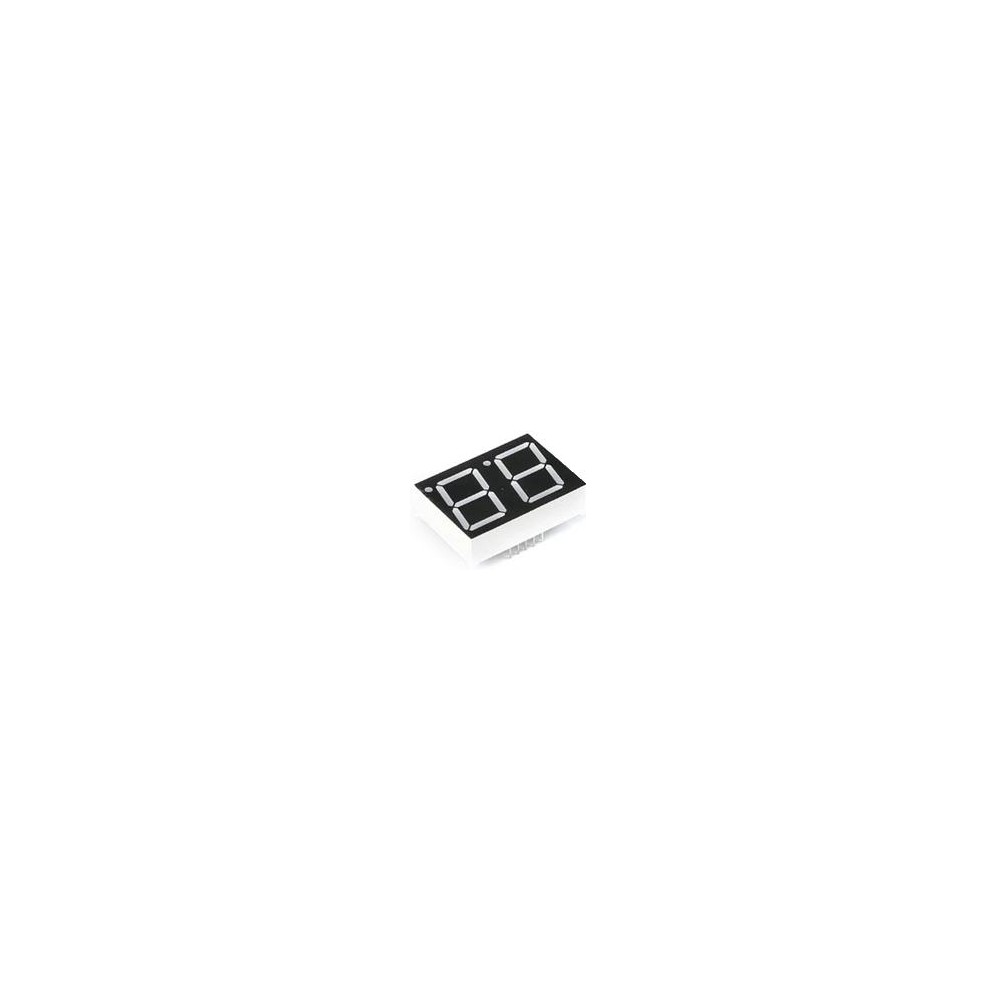 0.56'' cali 2x Wyświetlacz LED 7 segmentowy 2VDC Współna Anoda +