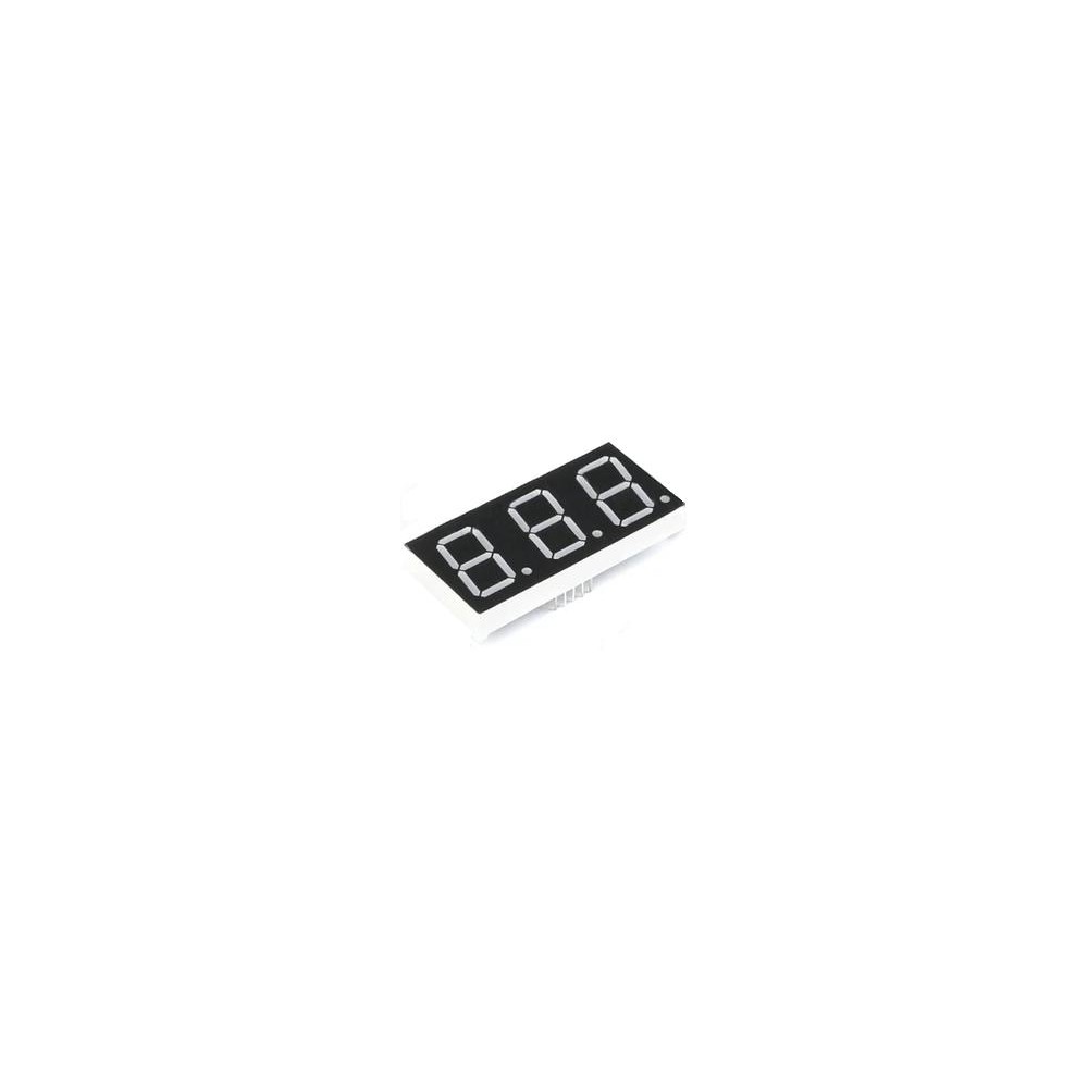 0.56'' cali 3x Wyświetlacz LED 7 segmentowy 2VDC Współna Anoda +