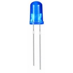 Dioda Led 5MM Niebieska 3,3V 10 sztuk