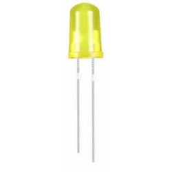 Dioda Led 5MM Żółta 2V 10 sztuk