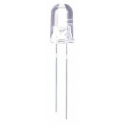 Dioda Led 5MM Biała 10 sztuk od 3,2V do 3,4V