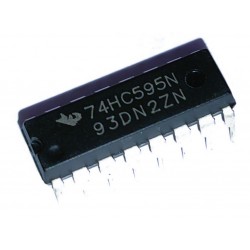 Układ 74HC595N Rejestr Przesówny DIP-16