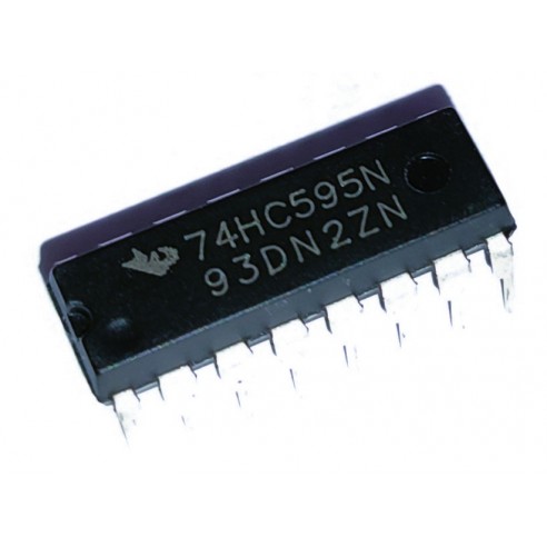 Układ 74HC595N Rejestr Przesówny DIP-16