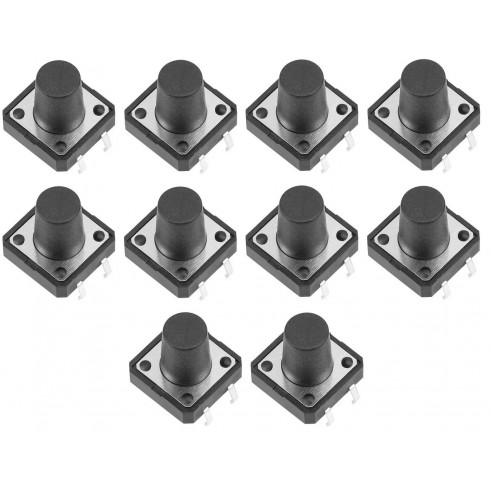 Microswitch 15mm Przełącznik Przycisk 12x12x15mm 10szt.
