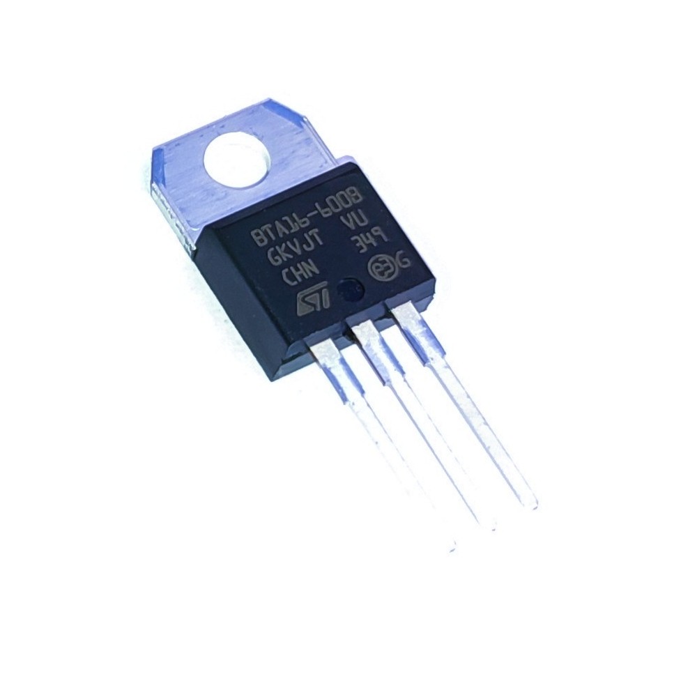 Triak BTA16-600B 16A 600V TO-220 Oryginał STMicroelectronics