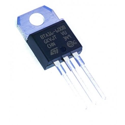 Triak BTA16-600B 16A 600V TO-220 Oryginał STMicroelectronics