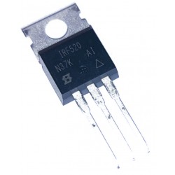 Tranzystor IRF520 TO-220 Oryginał Vishay