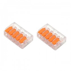 Szybkozłączka Kablowa 0,14-4mm AWG24-12 32A 600V 2szt. 5P