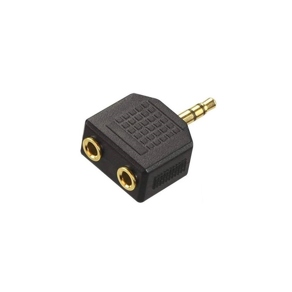 Rozgałęźnik Wtyk 3,5 Stereo 2x Gniazdo 3,5 Stereo 1 sztuka