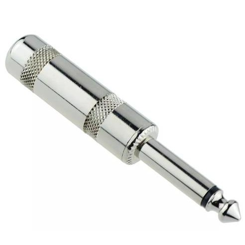 Wtyk Jack 6,3 Mono 1/4 Na Kabel Metalowy 1 sztuka