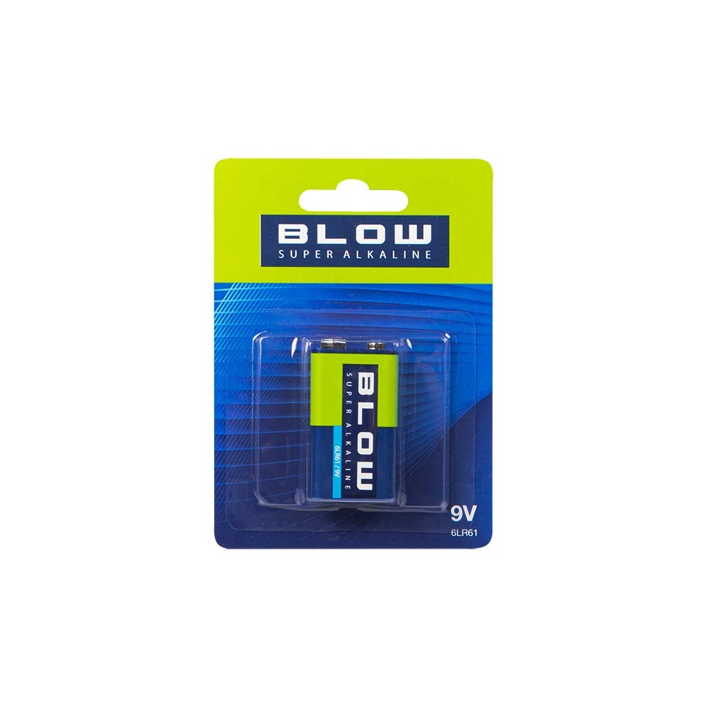 Bateria BLOW SUPER ALKALINE 9V 6LR61 blister