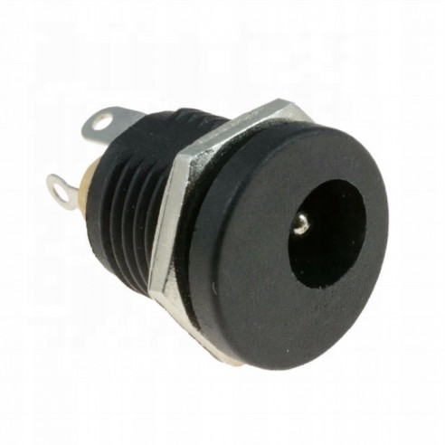 GNIAZDO ZASILAJĄCE DC 2,1/5,5 12mm