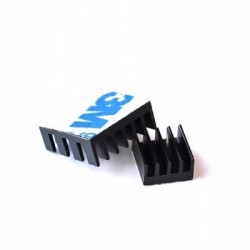 ZESTAW RADIATOR RASPBERRY 2B 3B 3B+ CZARNY