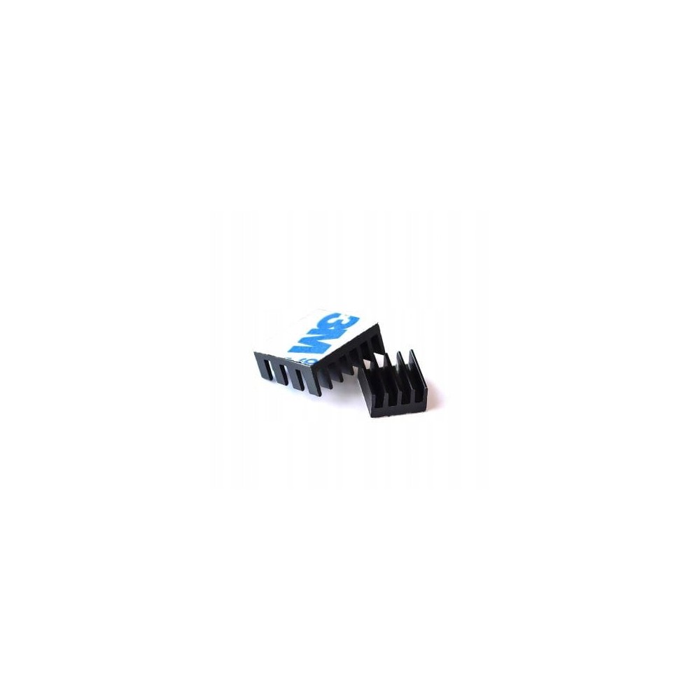 ZESTAW RADIATOR RASPBERRY 2B 3B 3B+ CZARNY