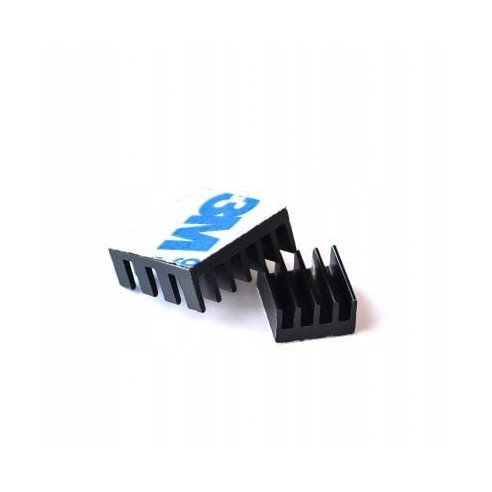 ZESTAW RADIATOR RASPBERRY 2B 3B 3B+ CZARNY