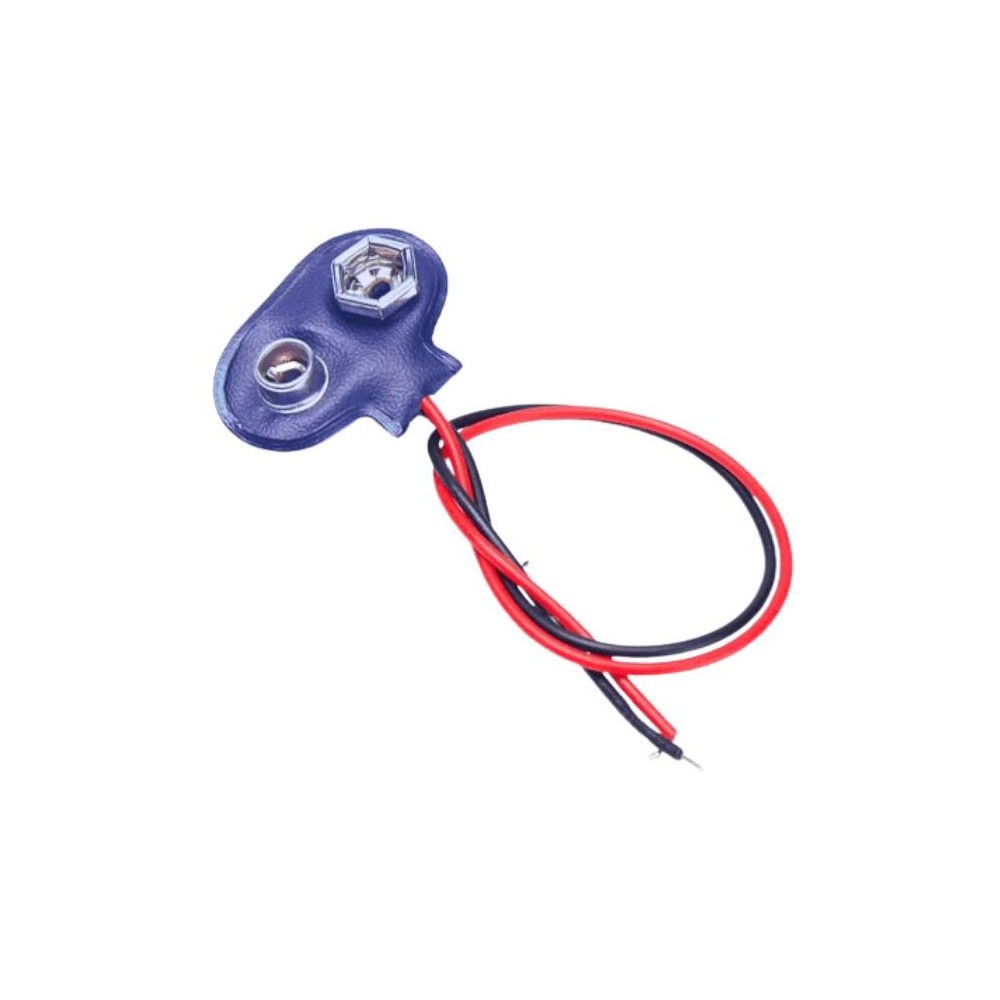 Wtyk Adapter Bateria 9V DC przewody 12cm