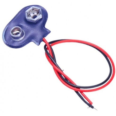 Wtyk Adapter Bateria 9V DC przewody 12cm