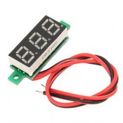 Woltomierz Led Miernik DC 3-100V Zielony 0.28''