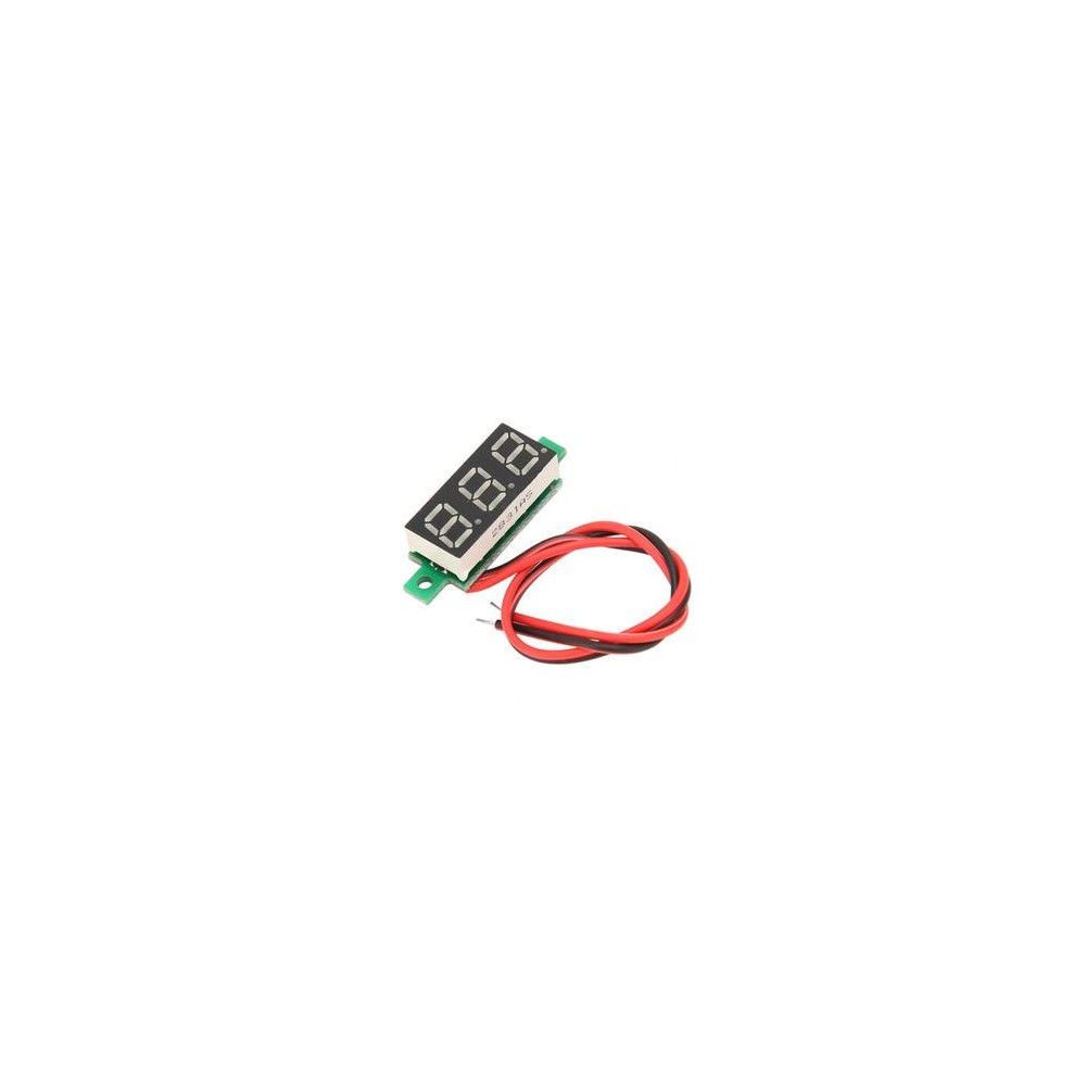 Woltomierz Led Miernik DC 3-100V Zielony 0.28''